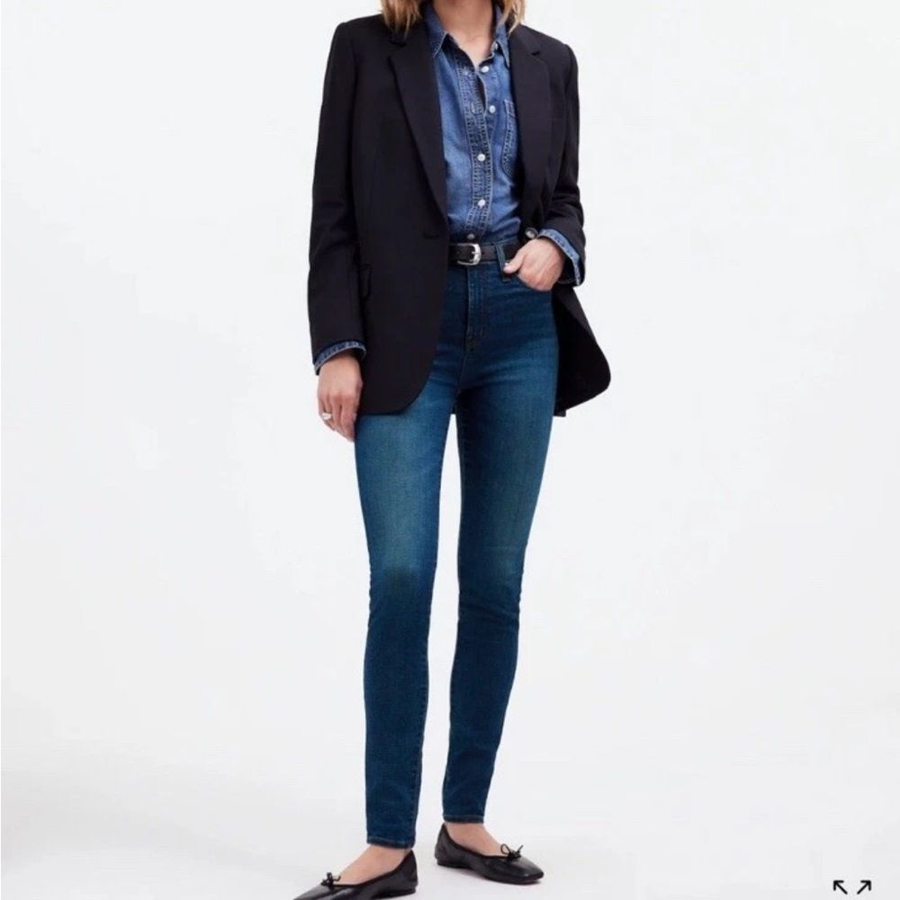 Madewell 9in High Rise Skinny Dark Wash Women’s Jean Size 25